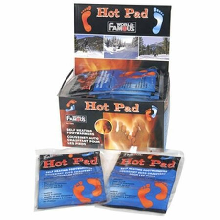 WORLD FAMOUS Pads Hot 2x30g Foot, 2PK 3303